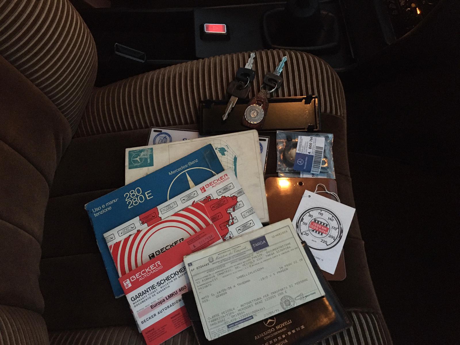 Mercedes 280 E W123 Anno 1976 colore Milan Brown e interno Velluto Brazil Fantastica!!Rara!! - immagine 4